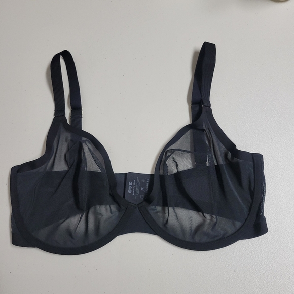 Cupp The Plunge Mesh Bra Size 34G In Black. - Picture 15 of 15